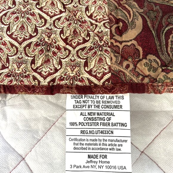 Classic Patchwork Furniture Cover Protector with Armrest - Picture 4 of 6